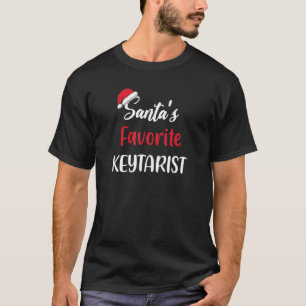 Santas Favourite Keytarist   Christmas keytar   Pa T-Shirt