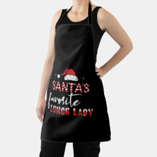 Santa's Favourite Lunch Lady Apron