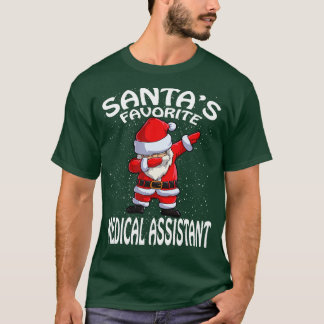 Santas Favourite Medical Assistant Christmas T-Shirt