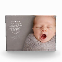 Santas Favourite New Baby Birth Annoucement