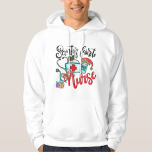 santas favourite nurse 1 hoodie