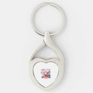Santa's Favourite Nurse Christmas Nursing Santa Cl Key Ring