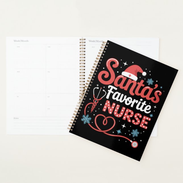 Santa's Favourite Nurse Christmas  Planner (Display)