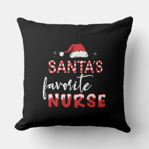 Santa's Favourite Nurse Cushion