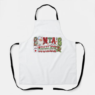 Santa's Favourite Nurse, Merry Nurse, Nurse Christ Apron