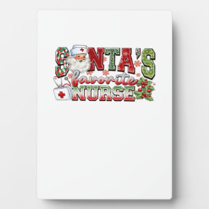 Santa's Favourite Nurse, Merry Nurse, Nurse Christ Plaque