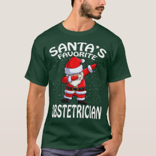 Santas Favourite Obstetrician Christmas T-Shirt