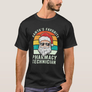 Santa's Favourite Pharmacy Technician Christmas Ph T-Shirt