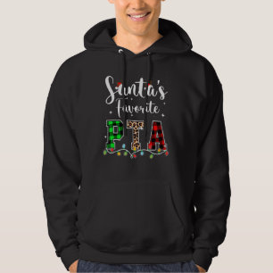 Santa's Favourite Physical Therapist Assistant Pta Hoodie