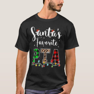 Santa's Favourite Physical Therapist Assistant Pta T-Shirt