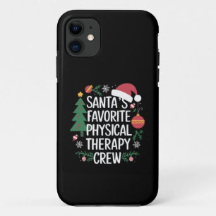 Santa's Favourite Physical Therapy Crew Christmas iPhone 11 Case