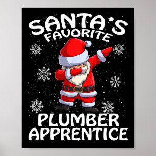 Santa's Favourite Plumber Apprentice Christmas  Poster