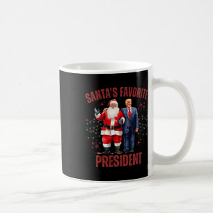 Santa's Favourite President Christmas Funny Trump  Coffee Mug