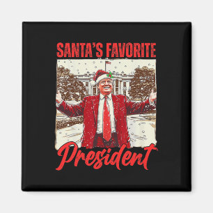 Santa's Favourite President Trump 2024 Christmas F Magnet