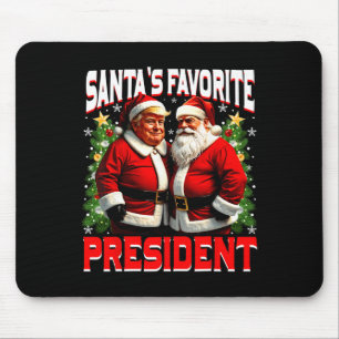 Santa's Favourite President Trump Make Christmas G Mouse Pad