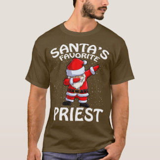 Santas Favourite Priest Christmas T-Shirt
