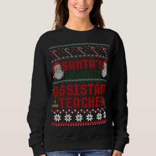 Santas Favourite Property Manager Christmas Ugly S Sweatshirt
