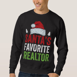 Santa's Favourite Realtor Christmas Shirt Funny Xm