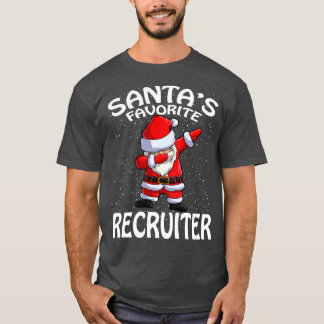 Santas Favourite Recruiter Christmas T-Shirt