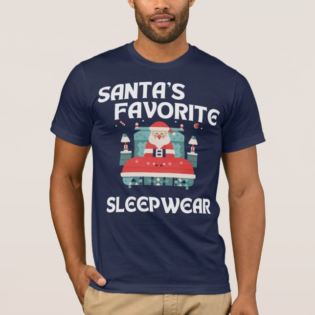 Santa's favourite sleepwear T-Shirt (Front)