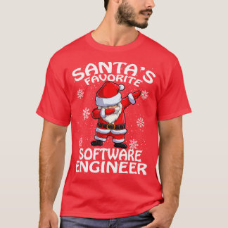 Santas Favourite Software Engineer Christmas T-Shirt