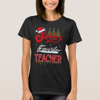 Santa's Favourite Teacher Family Matching Group Ch T-Shirt