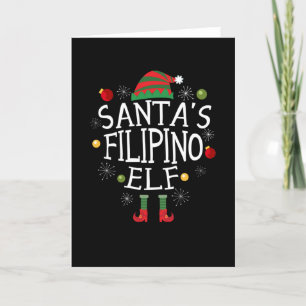 Santa's Filipino Elf - Philippines Christmas Card