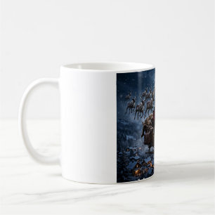 Santa's Flight Christmas Coffee Mug