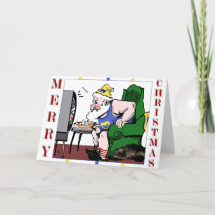 Santa's Game Greeting Card