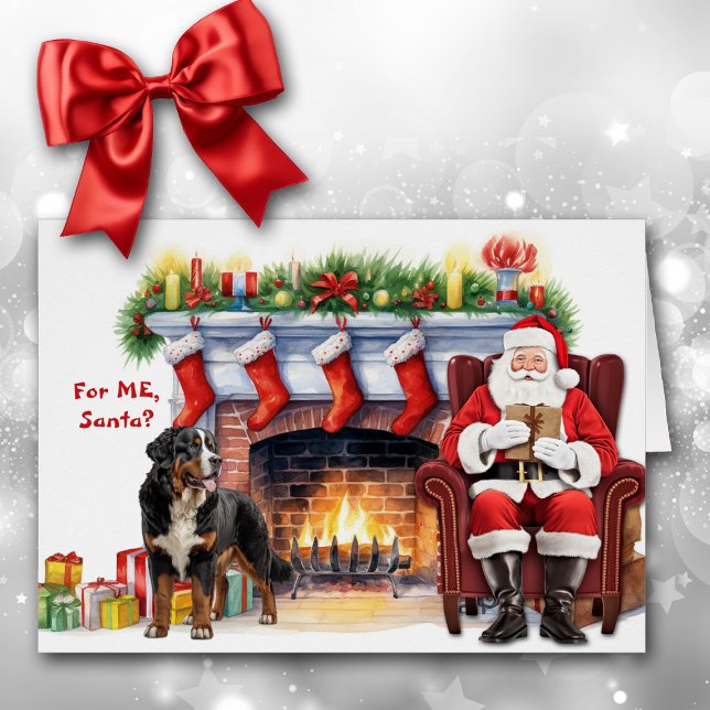 Santa's Gift Bernese Mountain Dog Holiday (Creator Uploaded)