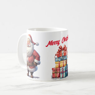 Santa's Gift Bounty Christmas Coffee Mug