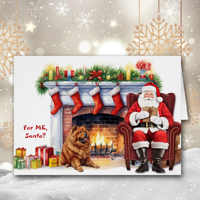 Santa's Gift Chow Chow Dog Holiday (Creator Uploaded)