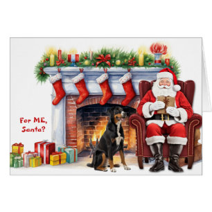 Santa's Gift Greater Swiss Mountain Dog Christmas