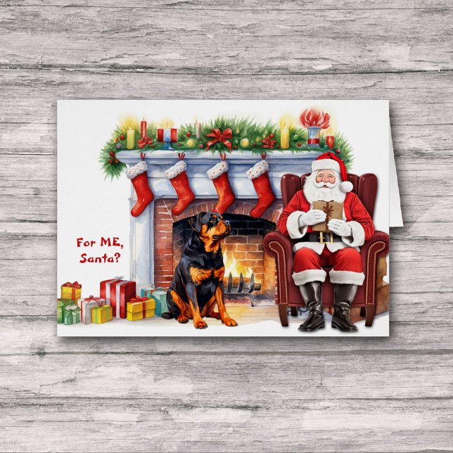 Santa's Gift Rottweiler Dog Christmas (Creator Uploaded)