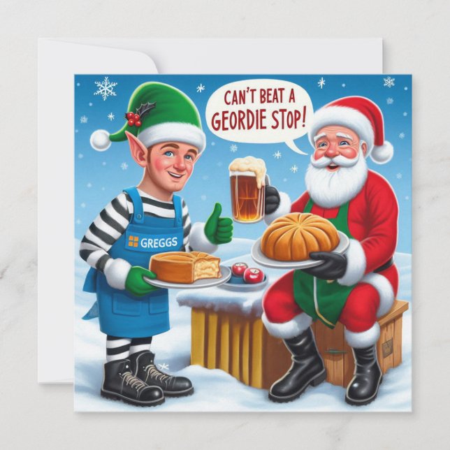 Santa's Greggs Holiday Card (Front)