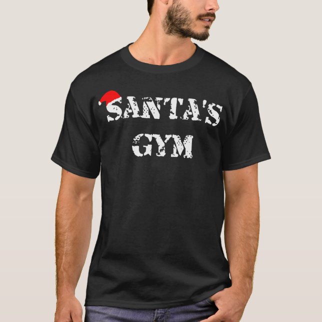 Santa'S Gym Fitness Workout Top (Front)