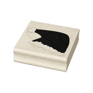 Santa's Hat Rubber Stamp