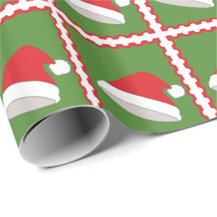 Santa's Hat Wrapping Paper
