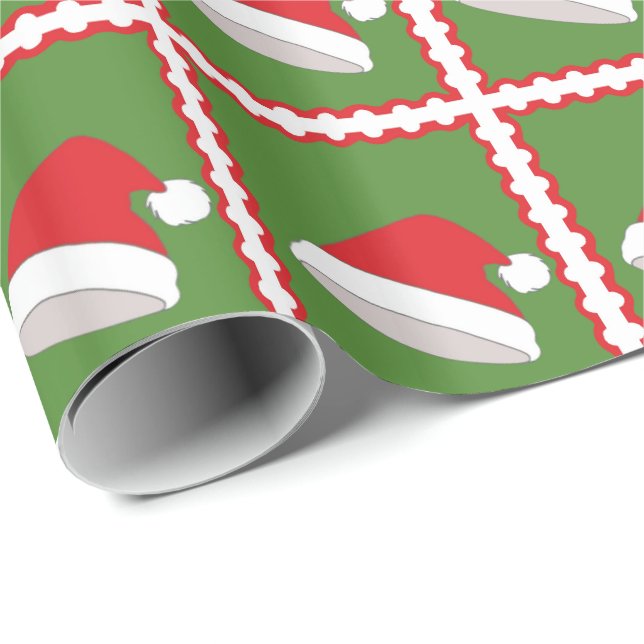 Santa's Hat Wrapping Paper (Roll Corner)