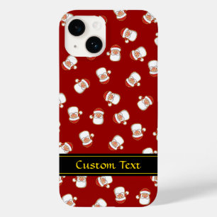 Santa's Head Pattern Case-Mate iPhone 14 Case