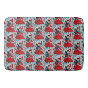 Santa's Helper Christmas Bath Mat