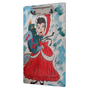 Santa's Helper Christmas Clipboard