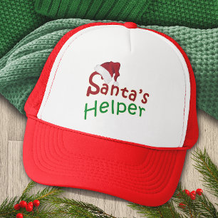 Santa's Helper Christmas Holiday Trucker Hat