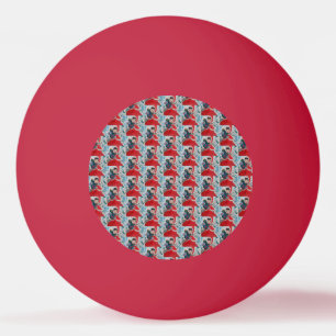 Santa's Helper Christmas Ping Pong Ball