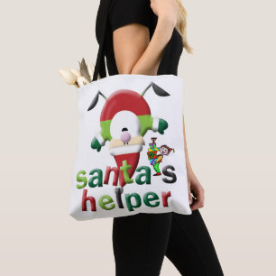 Santa's Helper Christmas Women's Tote Bags