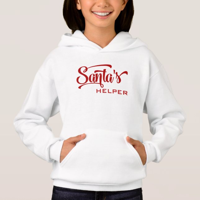 Santa's Helper Holiday Festive Typography (Front)