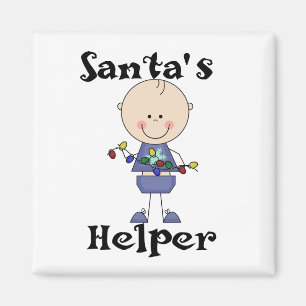 Santa's Helper Holiday Tshirts and Gifts Magnet