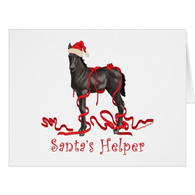 Santa's Helper Horse Colt (Front Horizontal)