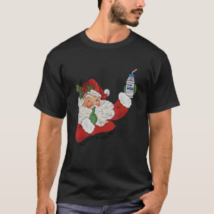 Santa's Helper ICU CRNA Propofol Pharmacist Nurse T-Shirt
