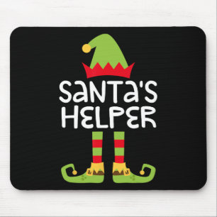Santa's Helper Matching Christmas Elves Mouse Pad